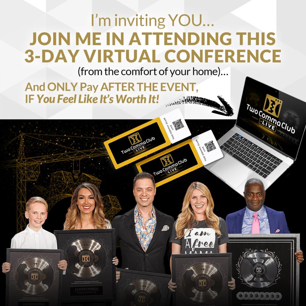 Two Comma Club Live Virtual Conference February 2021