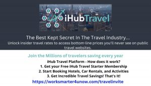 iHub Travel The Best Kept Secret in the travel industry-complimentary-free 