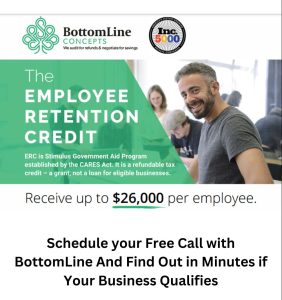 Does your business qualify for the ERC grant? Schedule a free 10 minute call with BottomLine Concepts to find out more!