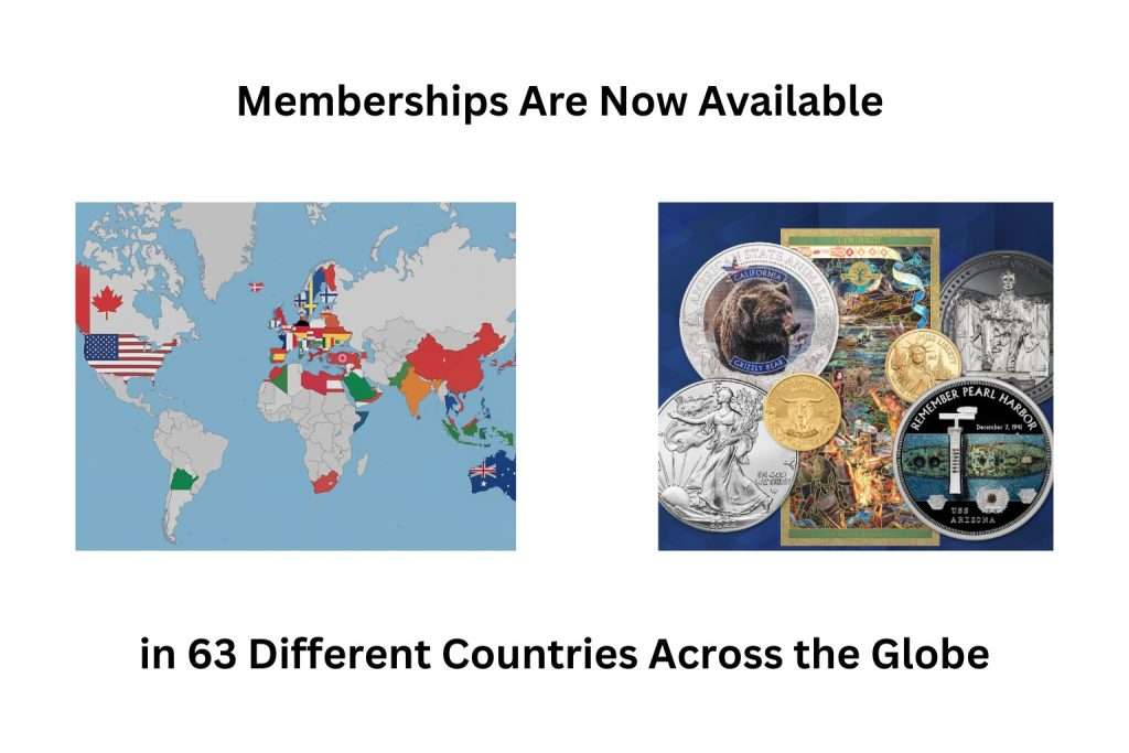 7k Metals Global Access membership allows members in 63 countries worldwide the ability to save in gold and silver in incremental or fractional amounts.